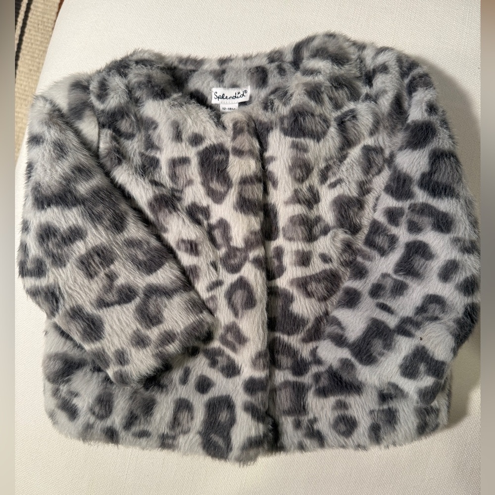 Splendid brand faux fur children’s coat